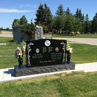 headstone engraving